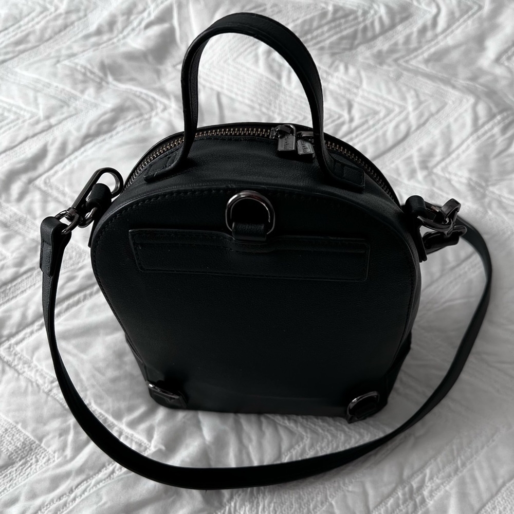 Pixie Mood Cora Backpack Vegan Leather Convertible Black small bag shoulder - Picture 6 of 8